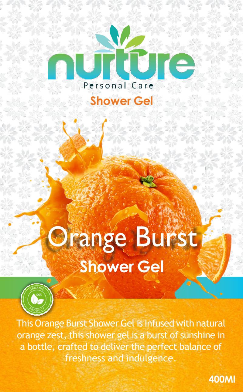 Orange Burst shower gel